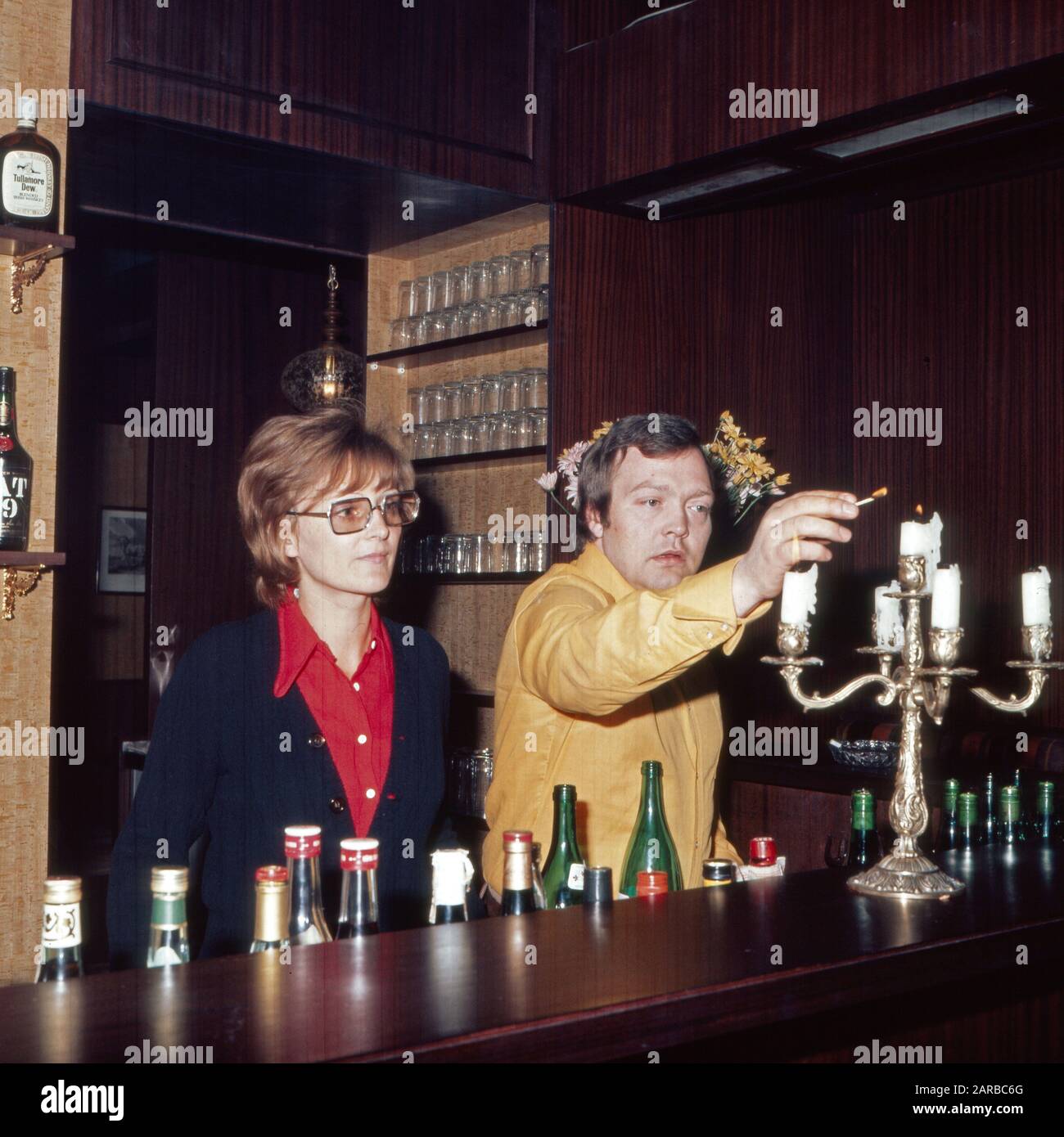 Der deutsche Schauspielleiter Hans Zander mit Ingrid Weiss, Deutschland