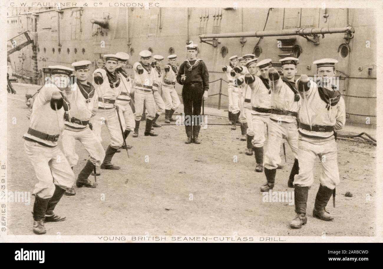 Ich habe keine Angst vor den Deutschen - Boy & Patriotic Bulldogs WW1 Stockfoto