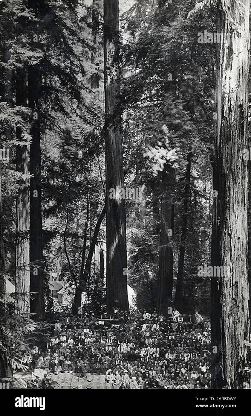 Bohemian Club (von San Francisco) - Bohemian Grove Stockfoto