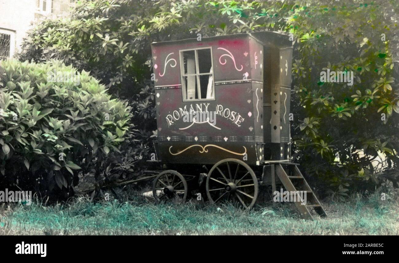 Fortune Teller's Caravan - Romany Rose Stockfoto