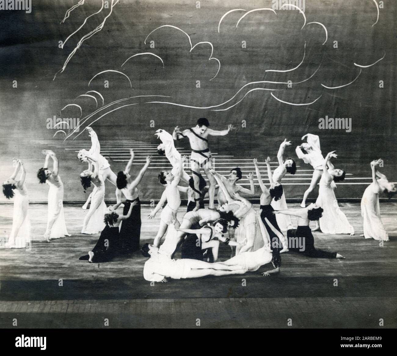 Ballettvorstellung – 1920er Stockfoto