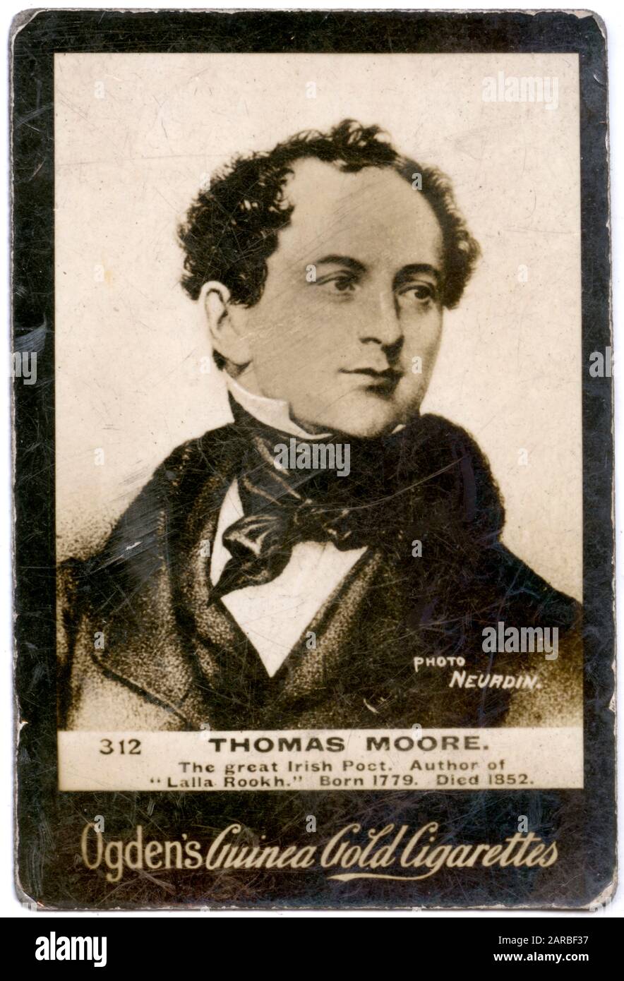 Thomas Moore (1779-1852), irischer Dichter, Sänger, Songwriter und Entertainer. Stockfoto