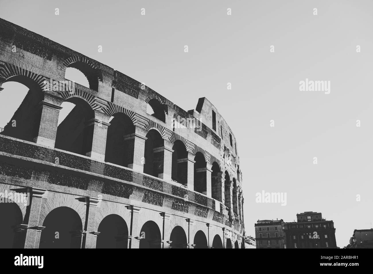 ROM, Italien - 31. Dezember 2019: Das Kolosseum in Rom, Italien Stockfoto