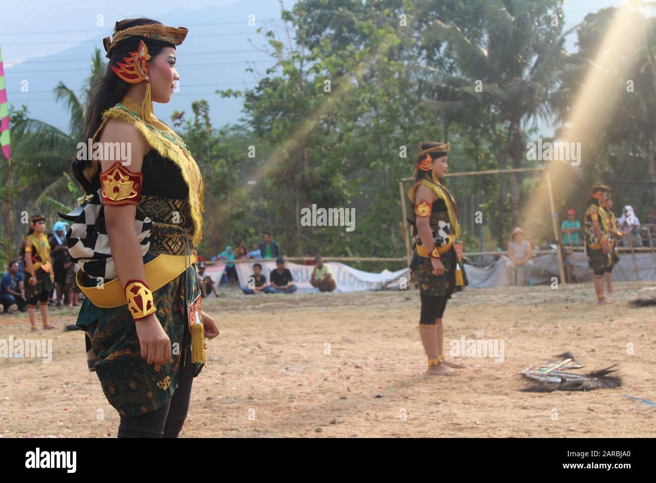 Wunderbares indonesien, Kulturtanz Stockfoto