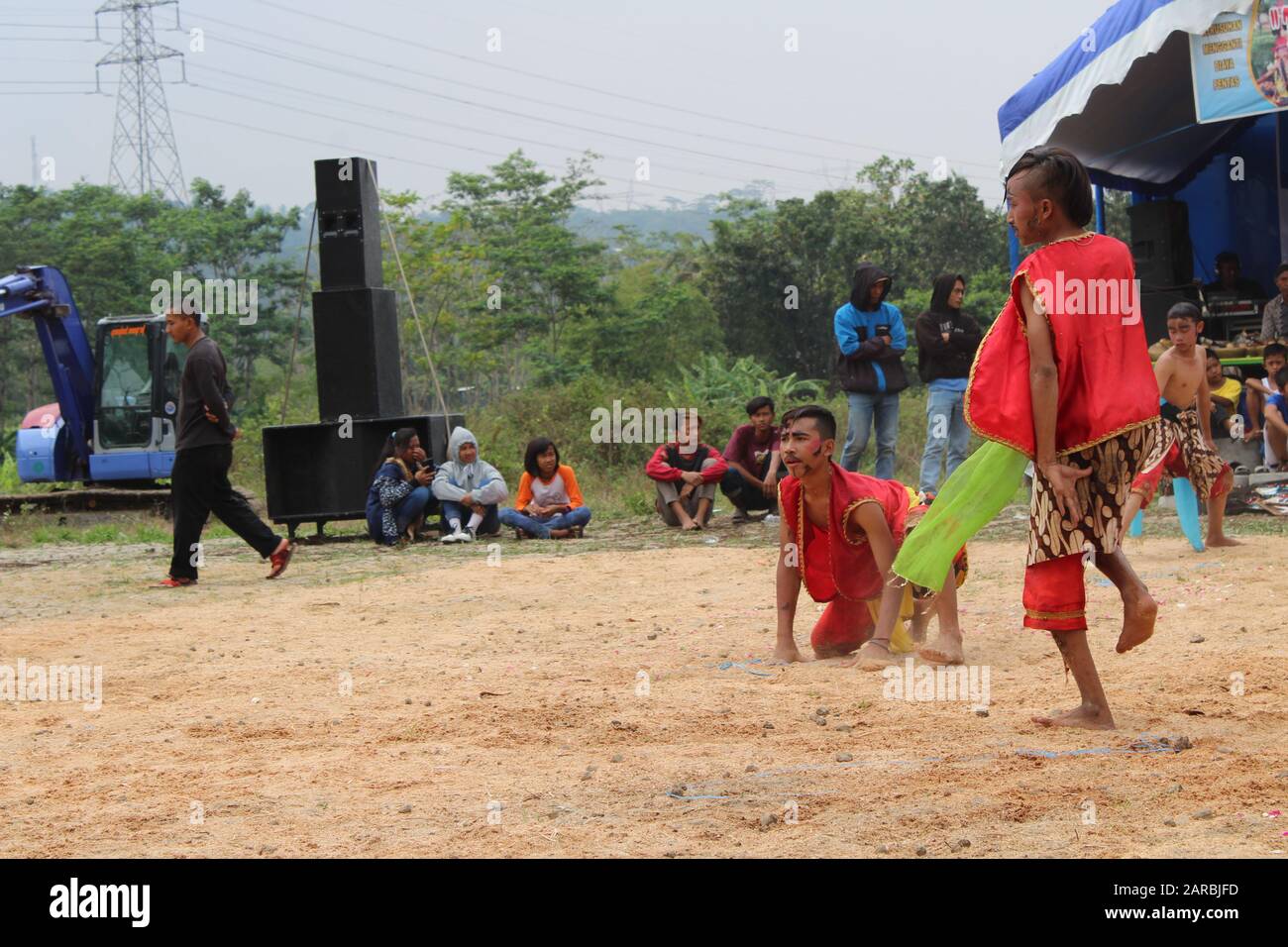 Wunderbares indonesien, Kulturtanz Stockfoto