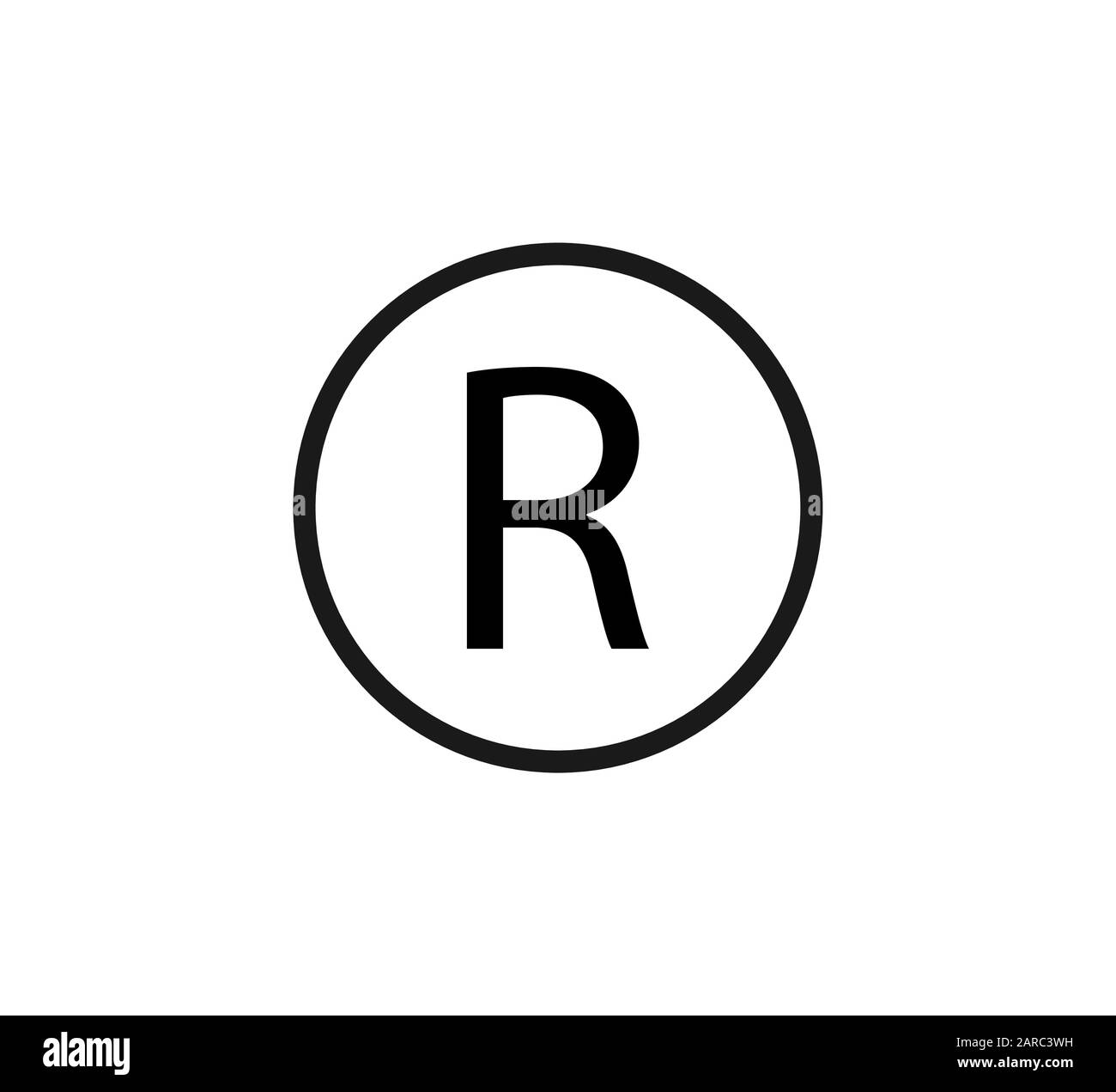 Südafrikanische Rand-Ikone. Vektorgrafiken, flaches Design Stock Vektor