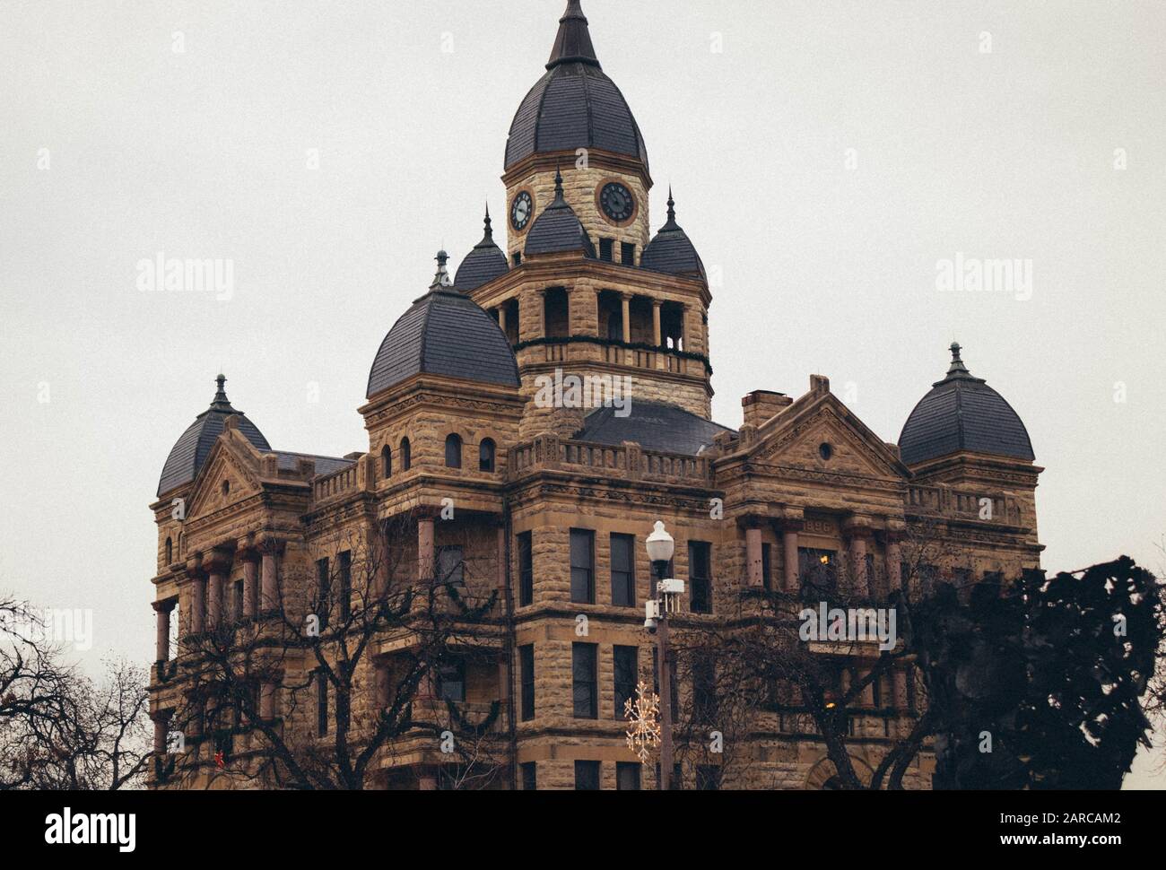 Gerichtsgebäude in Denton, Texas Stockfoto