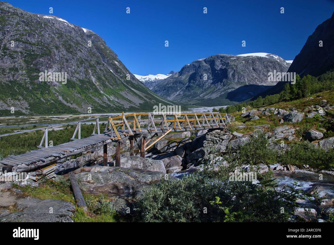 Jostedalsbreen Nationalpark Stockfoto