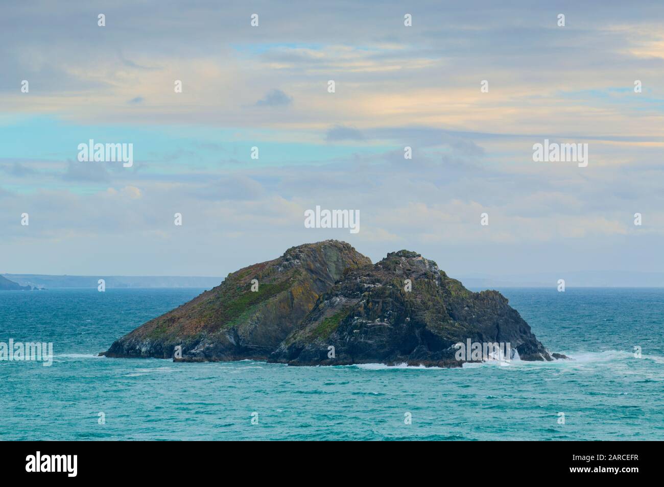 Carters Felsen Holywell Bay Cornwall Stockfoto