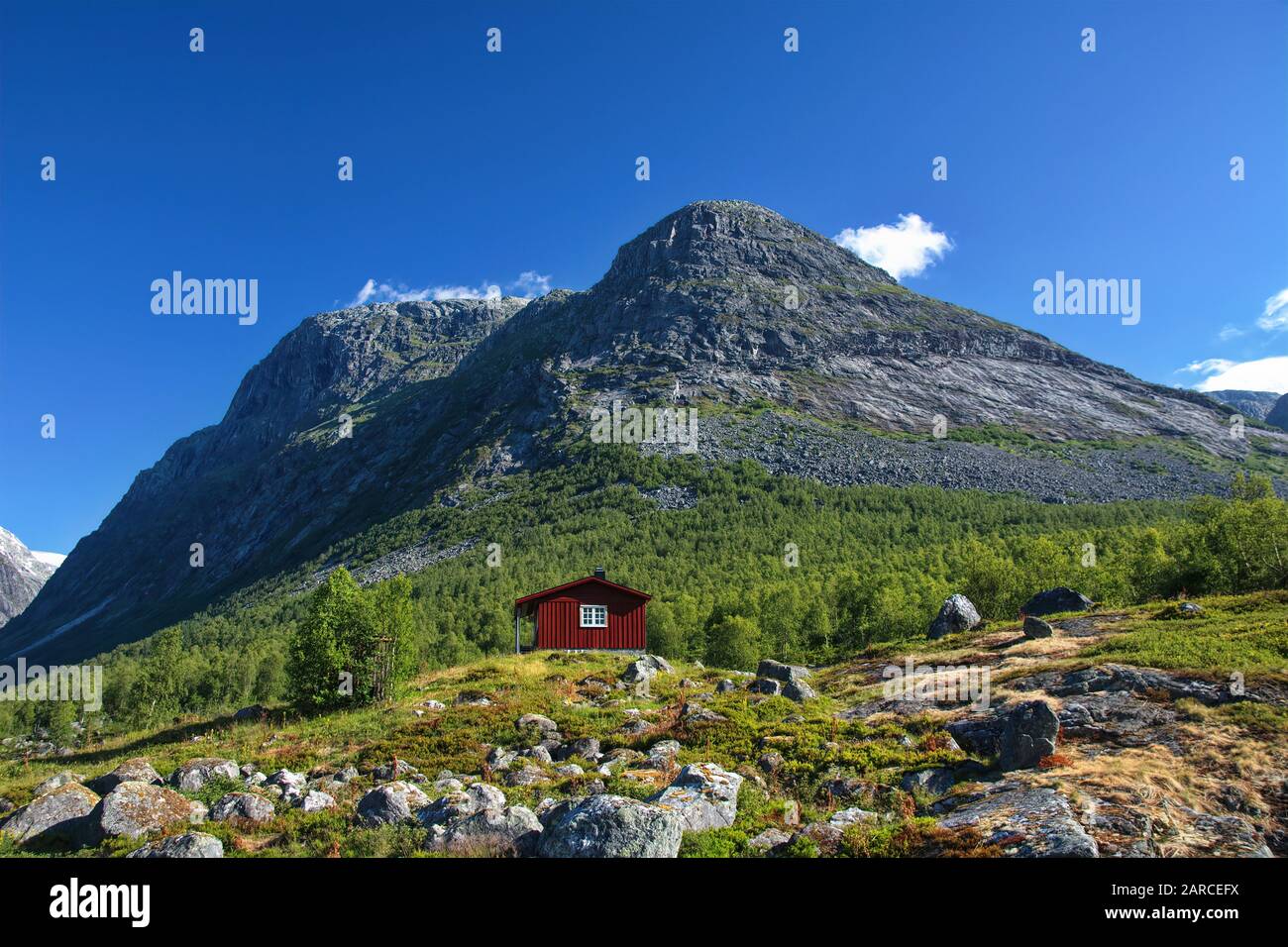 Jostedalsbreen Nationalpark Stockfoto