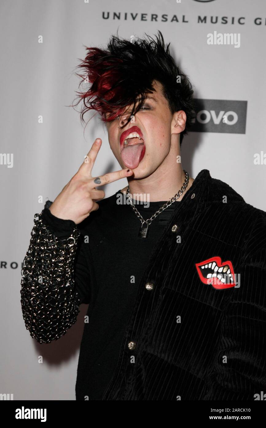 Los ANGELES, KALIFORNIEN - 26. JANUAR: Yungblud besucht die Universal Music Group Und Veranstaltet 2020 Grammy After Party am 26. Januar 2020 in Los Angeles, Kalifornien. Foto: Crash/imageSPACE Stockfoto