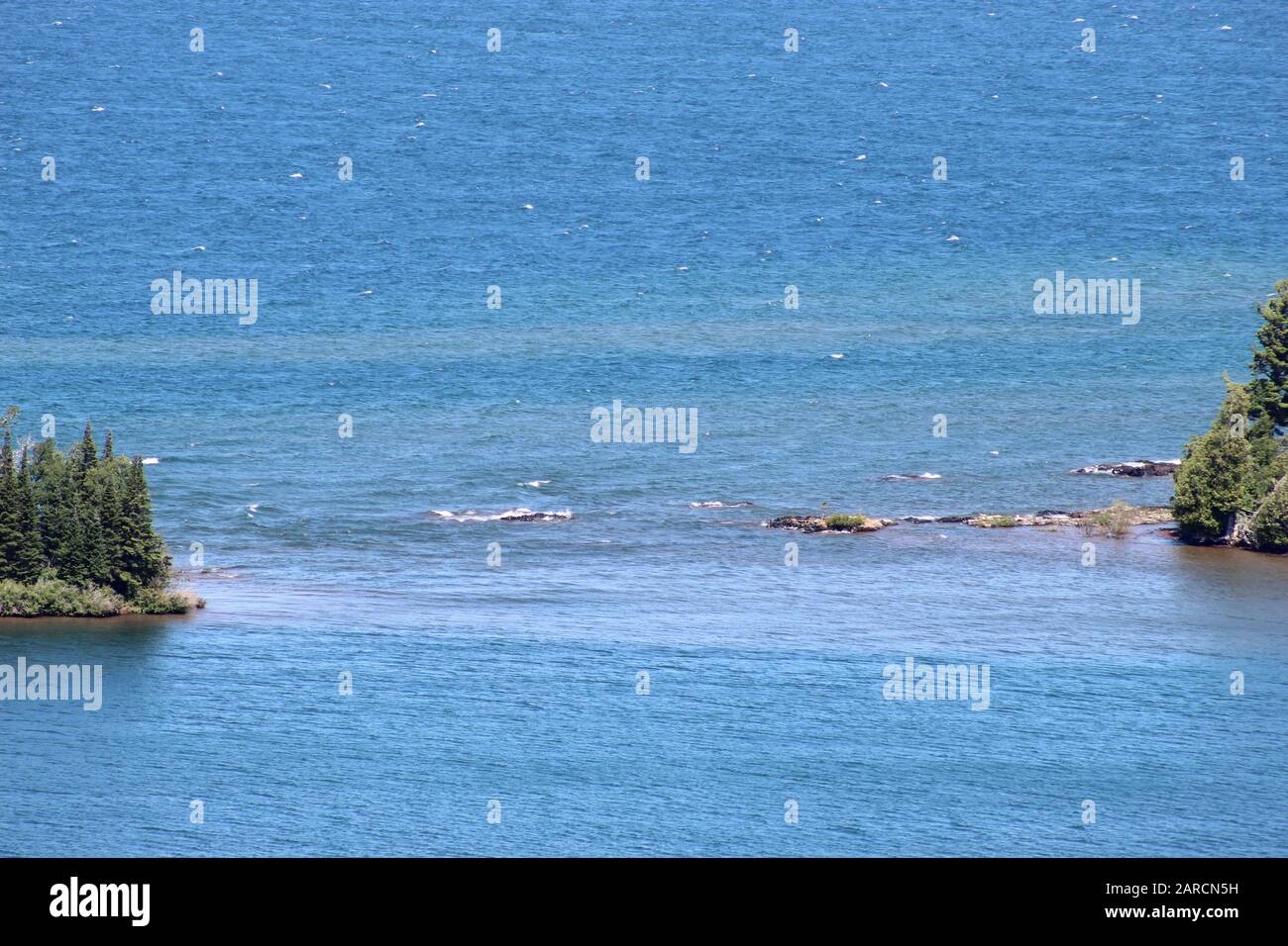 Eintritt zum Kupferhafen Stockfoto