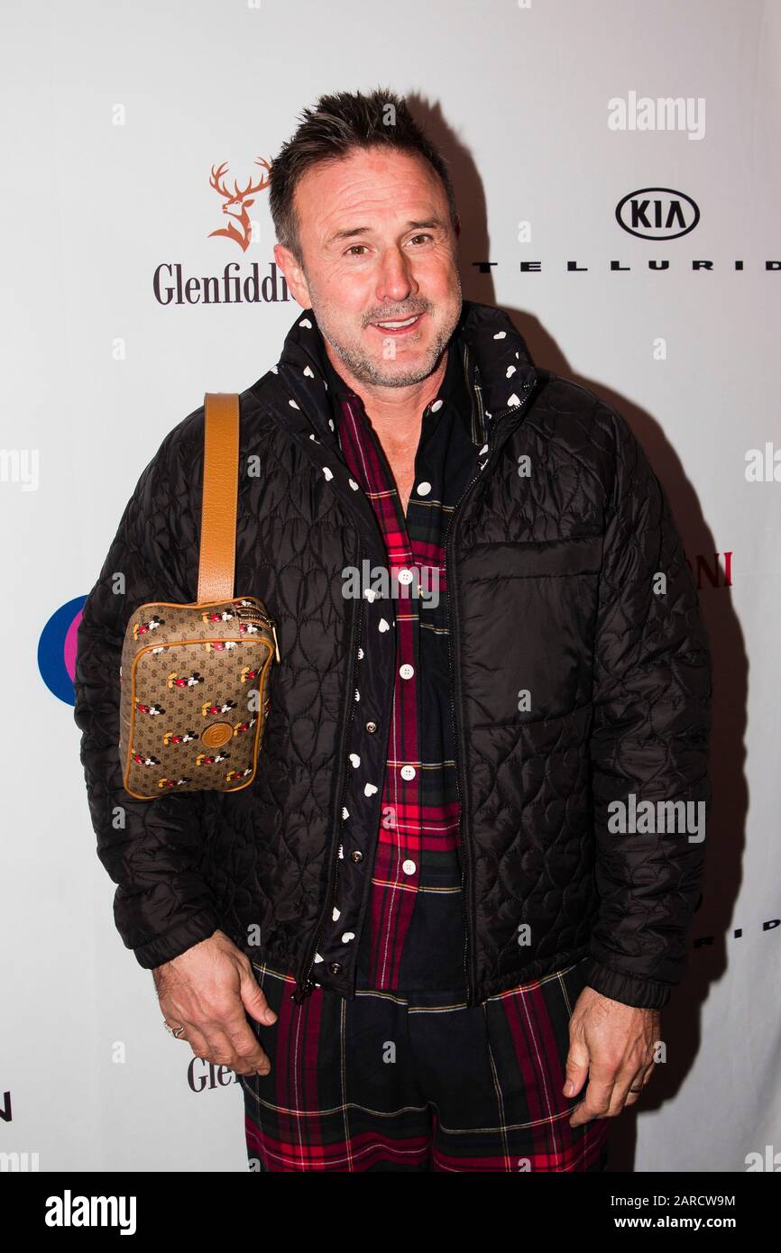 Schauspieler David Arquette besucht das Spotlight Initiative Gala Awards Dinner am 25. Januar 2020 in Park City, Utah. Stockfoto