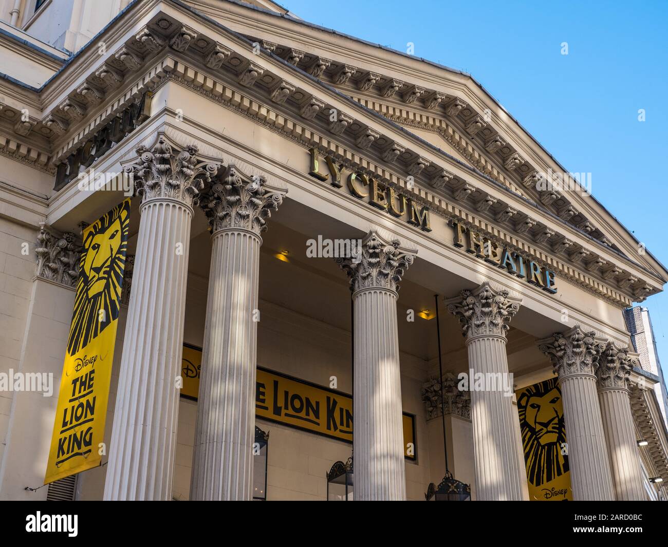 Lyceum Theatre, London, England, Großbritannien, GB. Stockfoto