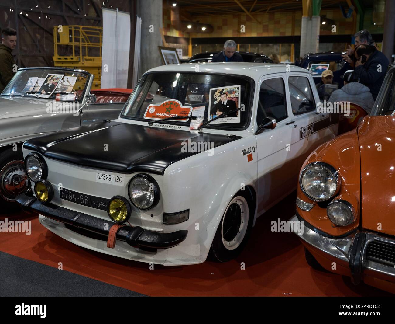 Simca 1000 Rallye 2. Retro Málaga 2020, Andalusien, Spanien. Stockfoto