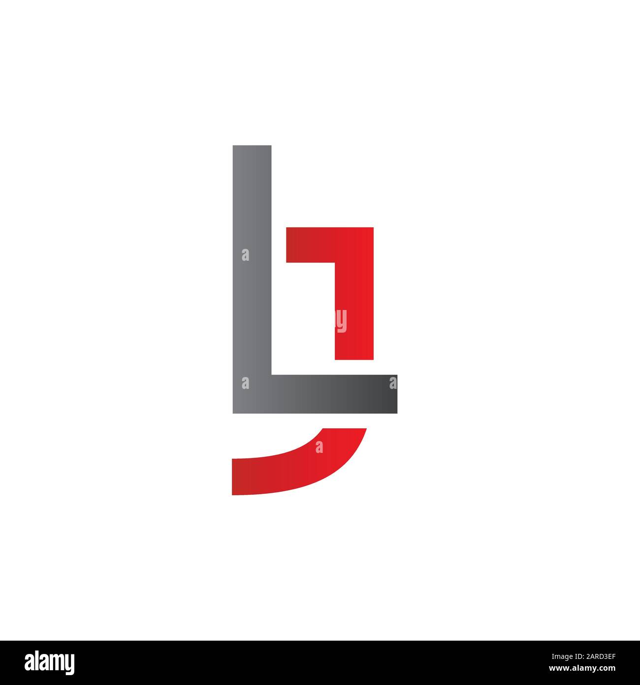 Vektor-Vorlage für Letter-JL-Logo-Design. Erste Jl-Vektor-Darstellung Mit Verknüpfter Letter Stock Vektor