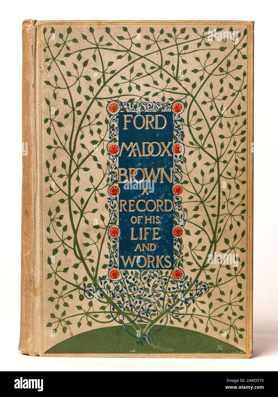Frontcover einer Biographie des Pre-Raphaelite-Malers Ford Madox Brown von Ford Madox Hueffer Stockfoto