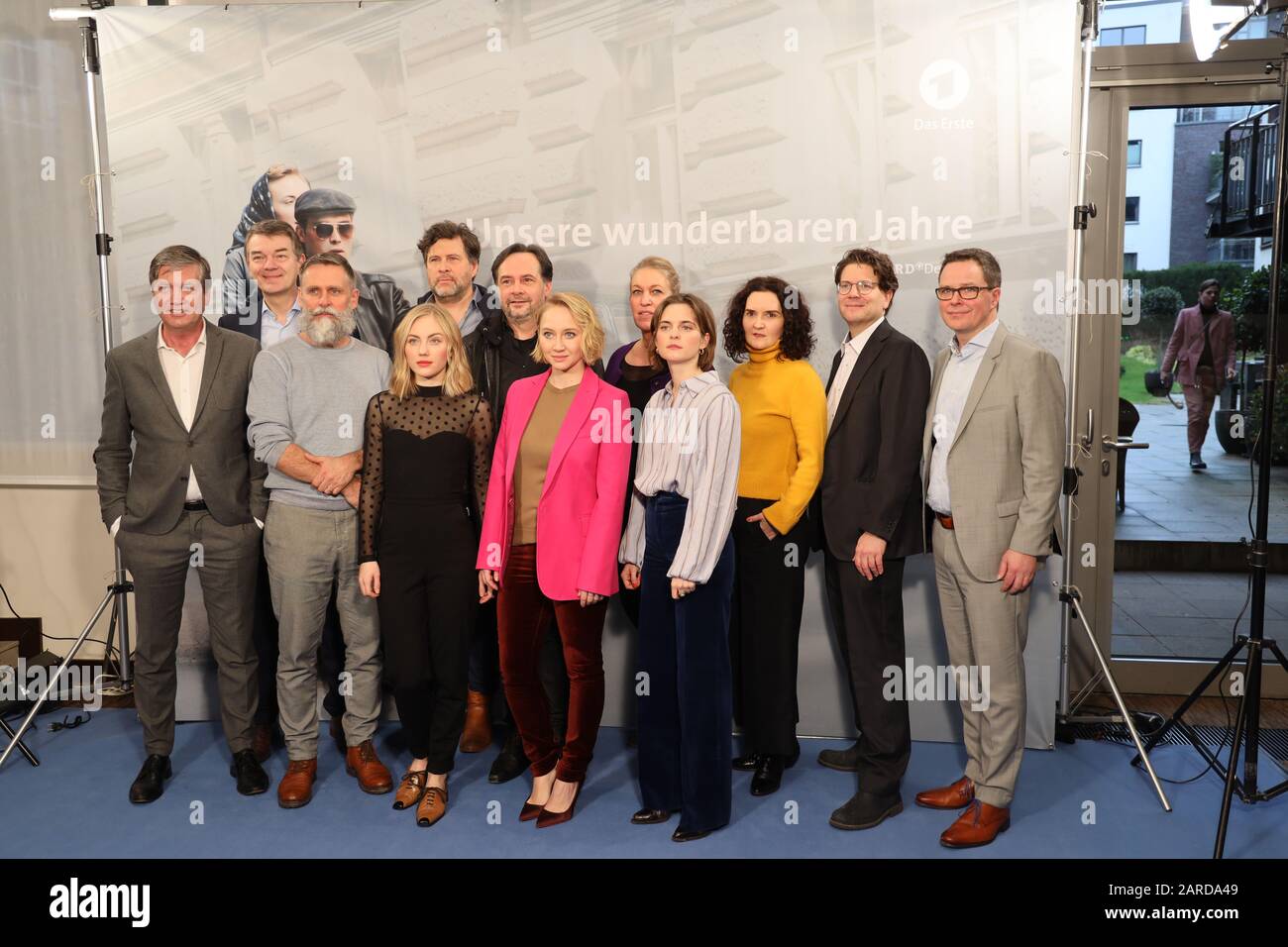 Anna Maria Mühe, Elisa Schlott, Vanessa Loibl, Ludwig Trepte, David Schütter, Franz Hartwig, Hans-Jochen Wagner, Thomas Sarbacher, Elmar Fischer, Robe Stockfoto