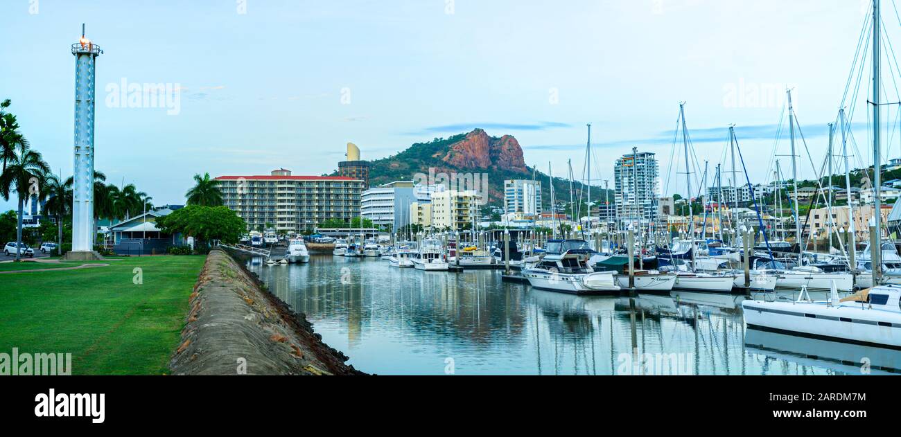 Townsville Yacht Club Marina, Ross River, Townsville Queensland Australien Stockfoto