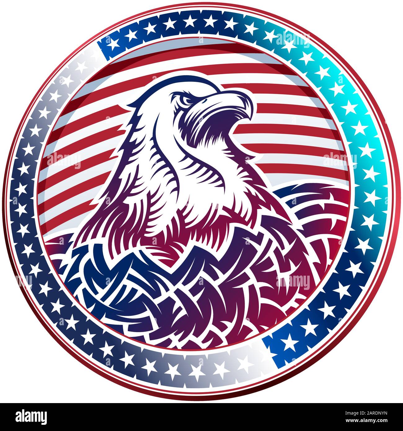 Wandbehang Mit Amerikanischer Flagge & Weißkopfseeadler – 152x102 Cm, Aus Polyester – Deko Für Schlafzimmer, Wohnheim, Party