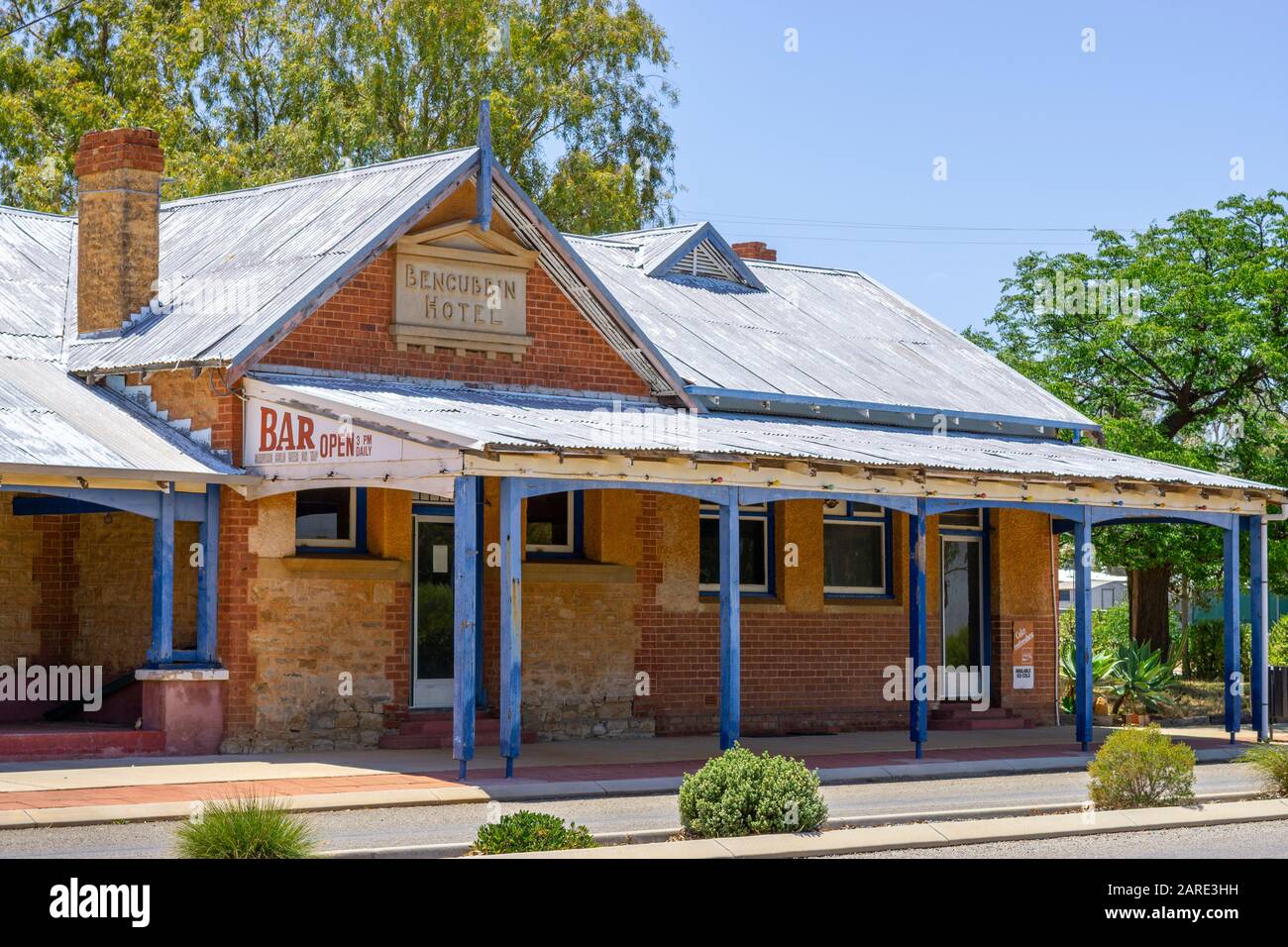 Verlassene Bencubbin Hotel, Bencubbin, Weizengürtel, Western Australia Stockfoto