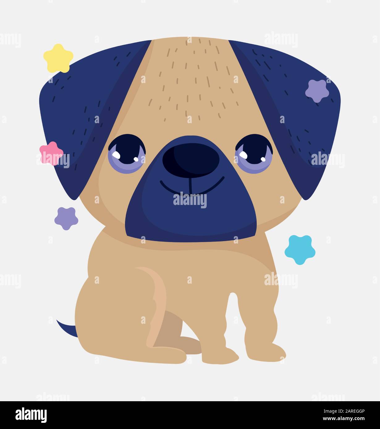 Faltiger Hund Stock Vektorgrafiken Kaufen Alamy