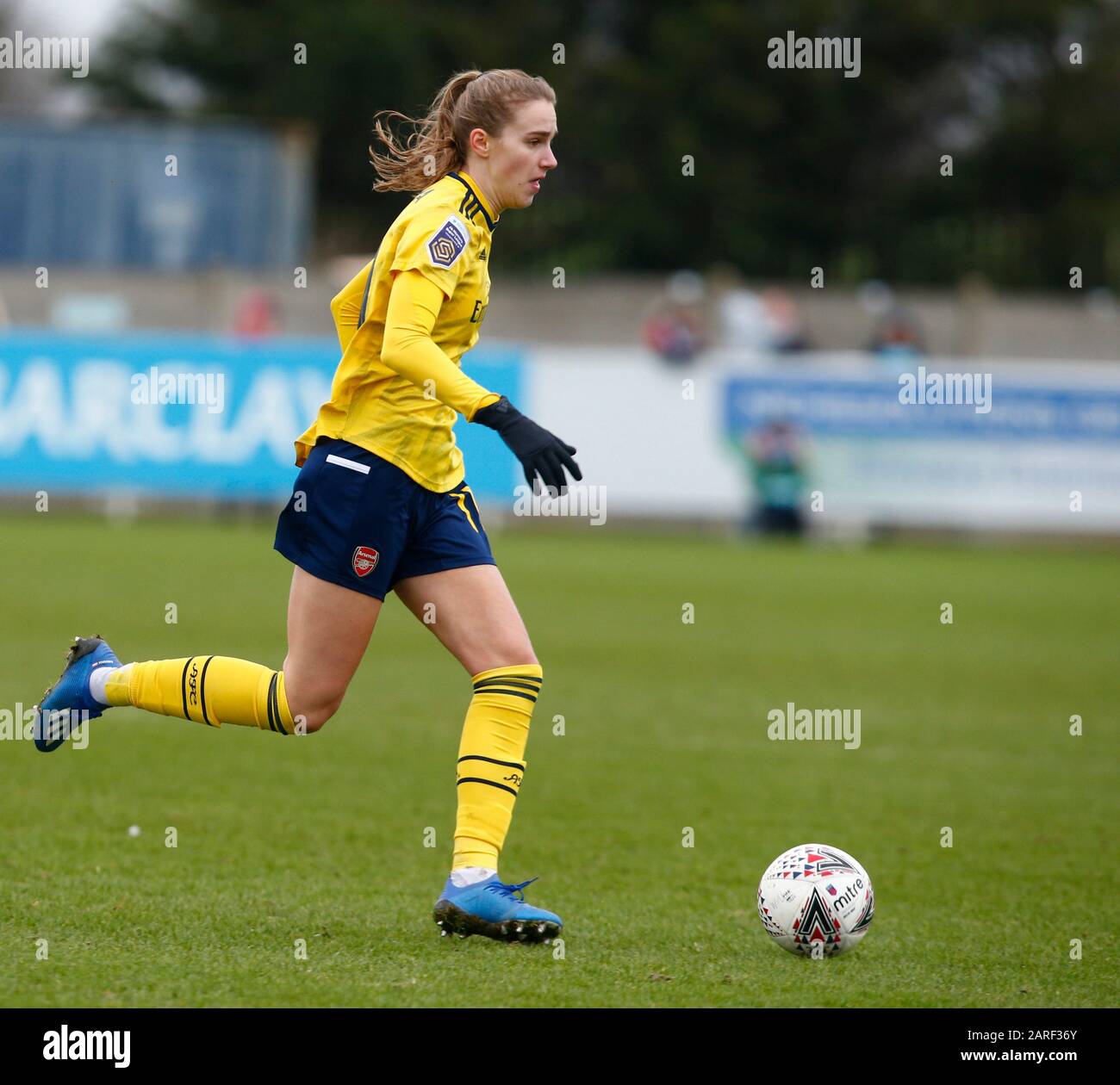 Dagenham, ENGLAND - 27. JANUAR: Vivianne Miedema von Arsenal während Des Vierten Runden Matches Des Fa Cup Der Frauen zwischen West Ham United Women und Arsenal im Rush Green Stadium am 27. Januar 2020 in Dagenham, England7 (Foto von AFS/Espa-Images) Stockfoto