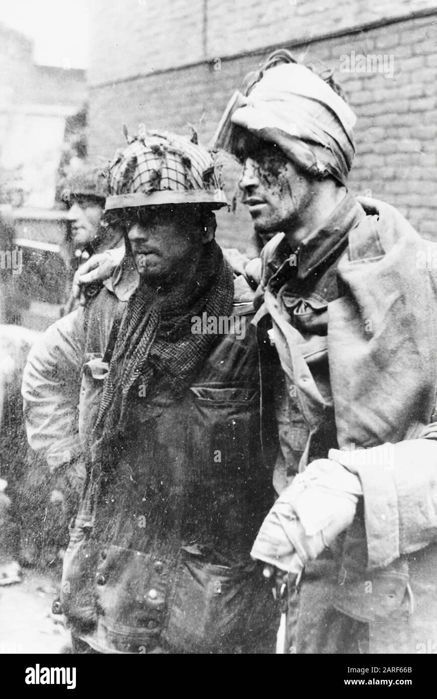 DIE BRITISCHE LUFTLANDEDIVISION BEI ARNHEM UND OOSTERBEEK IN HOLLAND Stockfoto