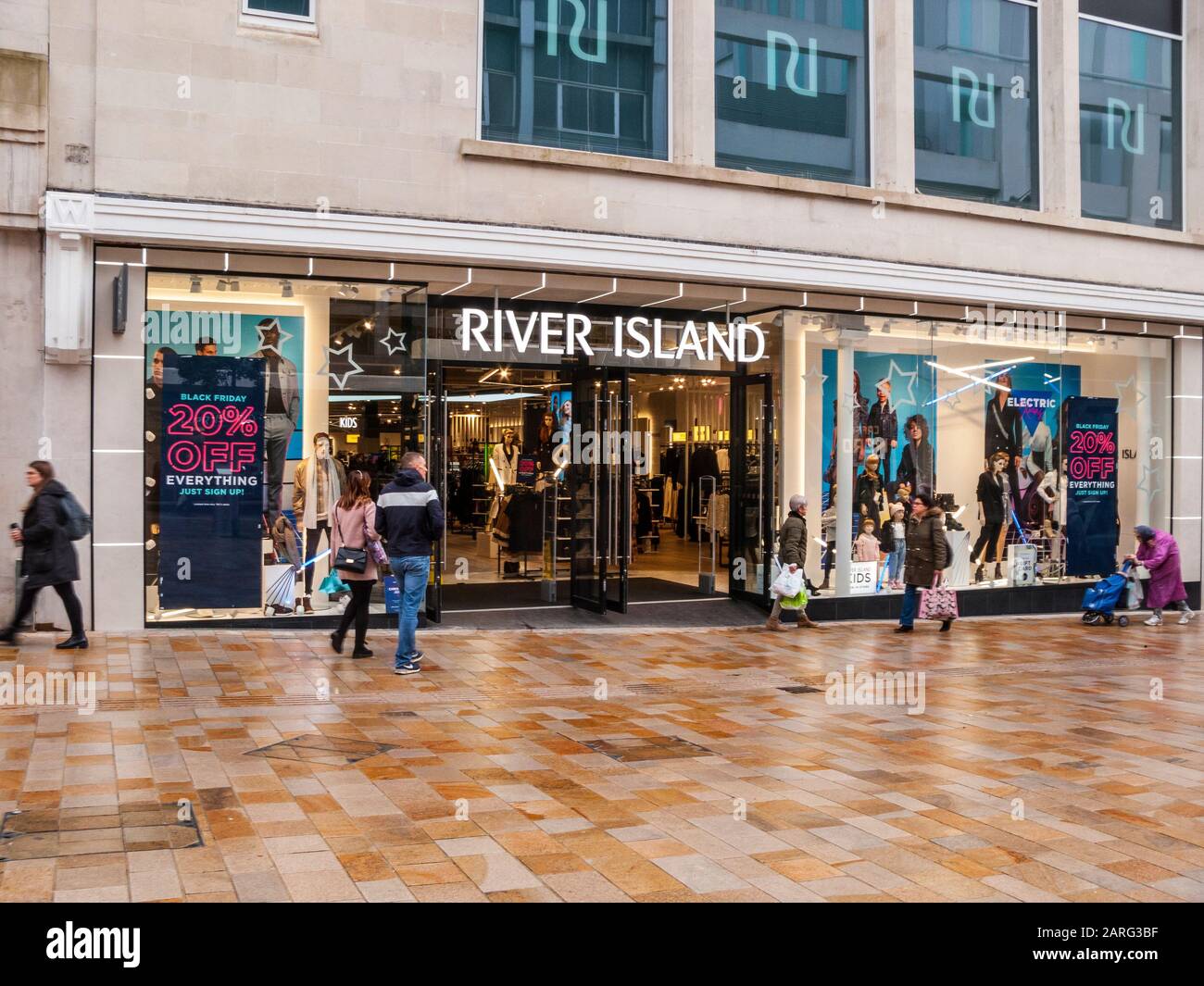 River Island, The Moor, Sheffield Stockfoto