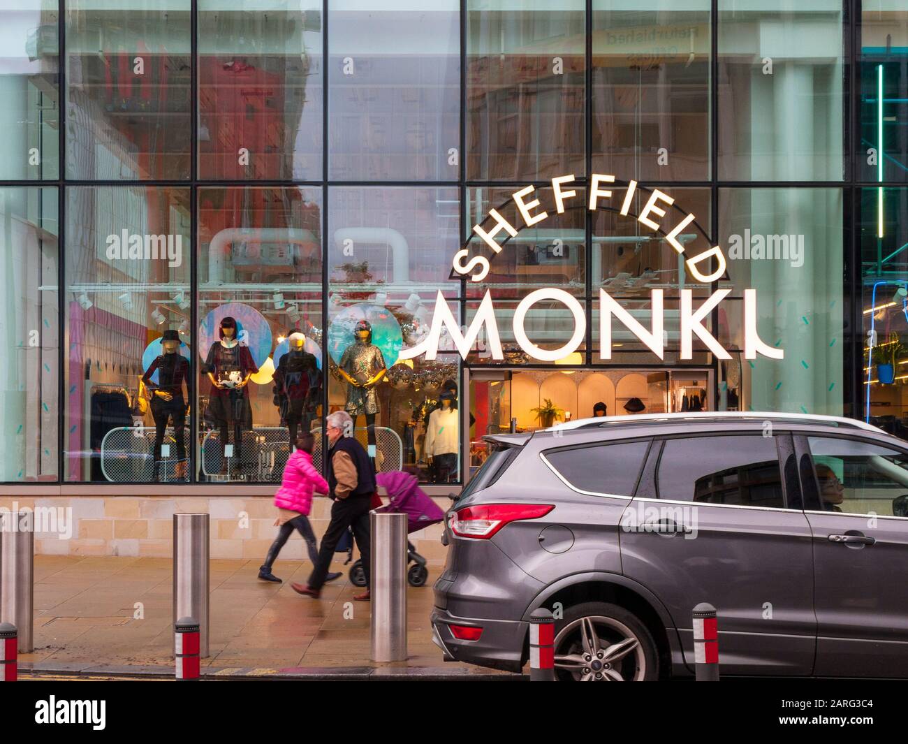 Monki, Sheffield Stockfoto