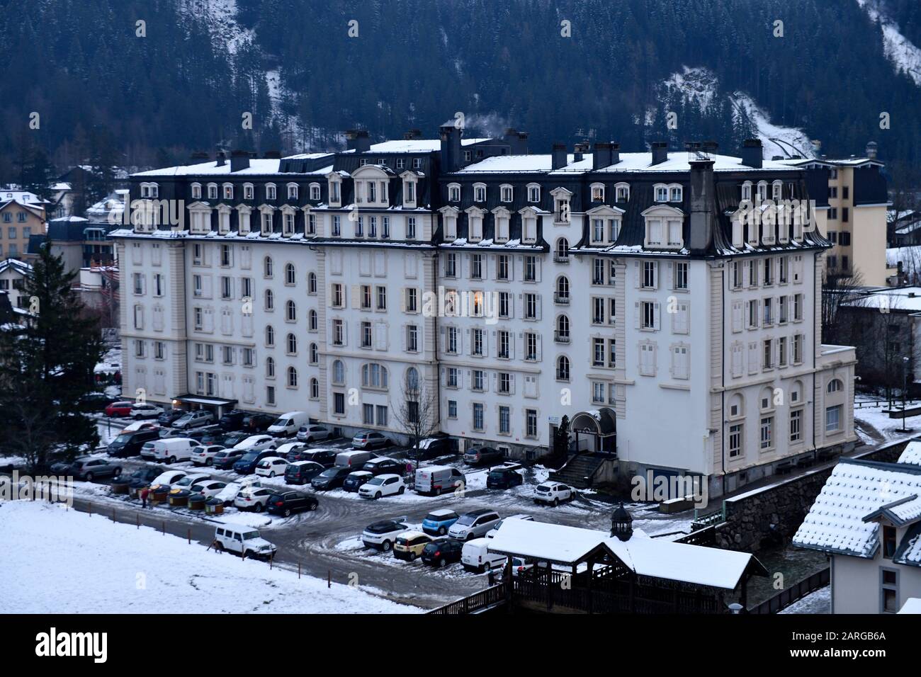 Das Alpine Museum Belle Epoque befindet sich in der alten Chamonix, der Haute-Savoie, den französischen Alpen, Frankreich und Europa. Stockfoto