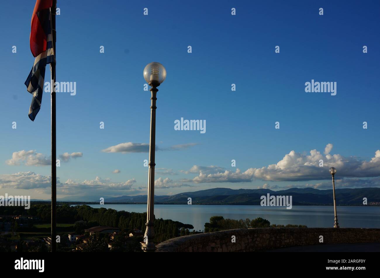 Lago Trasimeno Stockfoto