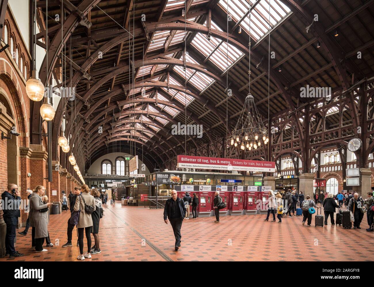 Hauptbahnhof, Kopenhagen, Dänemark, Skandinavien, Europa Stockfoto