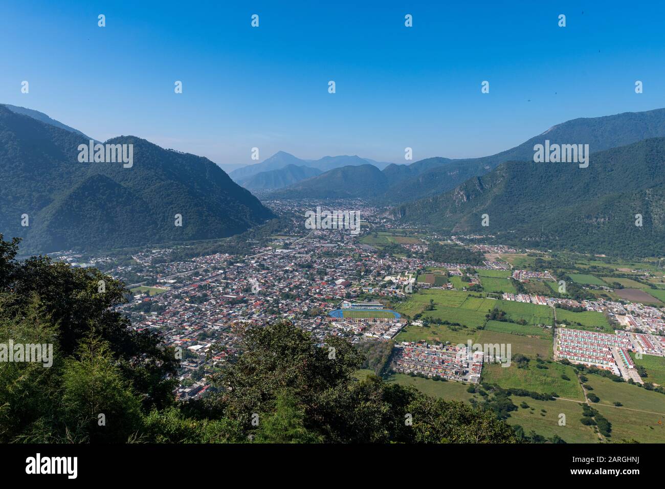 Blick über das Orizaba-Tal, Orizaba, Veracruz, Mexiko, Nordamerika Stockfoto