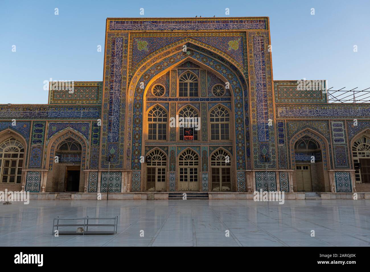 Sonnenaufgang über der Großen Moschee von Herat, Afghanistan, Asien Stockfoto