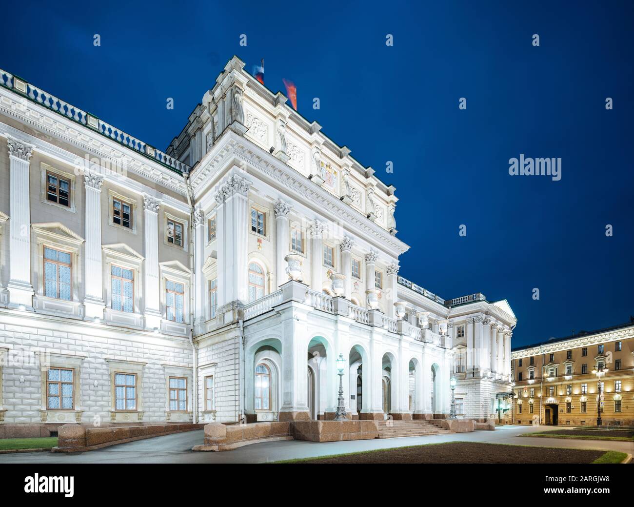 Gesetzgebende Versammlung von Sankt Petersburg, Sankt Petersburg, der Oblast Leningrad, Russland, Europa Stockfoto