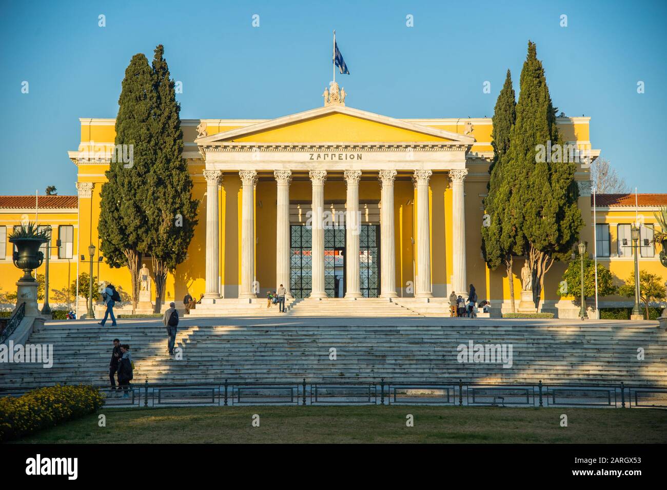 Athen, Griechenland. Januar 2018. Athen, Griechenland 2018: Impressionen Athen - Januar - 2018 Zappeion weltweite Nutzung Credit: Dpa / Alamy Live News Stockfoto Athen, Griechenland. Januar 2018. Athen, Griechenland 2018: Impressionen Athen - Januar - 2018 Zappeion weltweite Nutzung Credit: Dpa / Alamy Live News Stockfoto