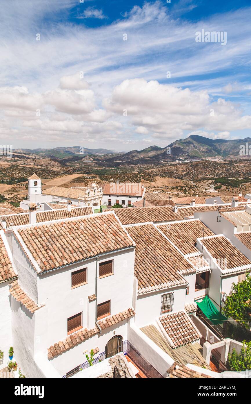 Sierra de la Zahara Stockfoto