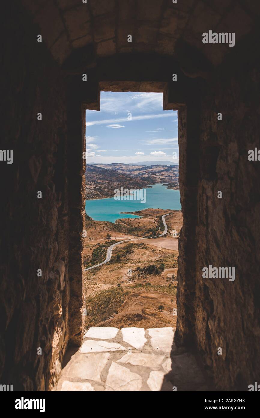 Sierra de la Zahara Stockfoto