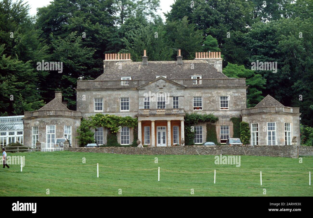 Gatcombe Park. Heimstadion von HRH Princess Anne/Princess Royal, Gloucestershire, England 1990 Stockfoto