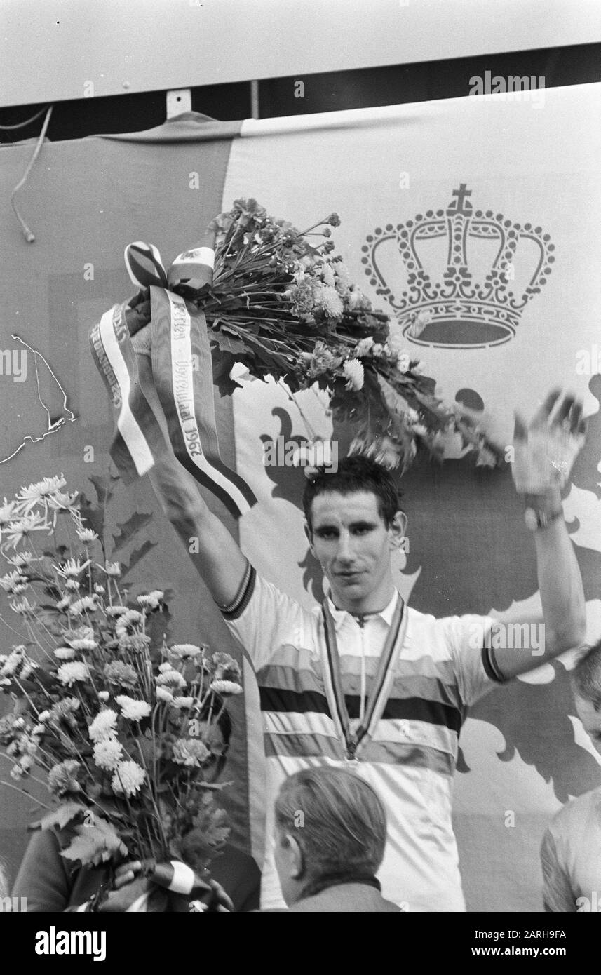 Radweltmeisterschaften in Heerlen. Webb auf der Bühne Datum: 2. september 1967 Ort: Heerlen Schlüsselwörter: CYCLENS, Etappen Stockfoto