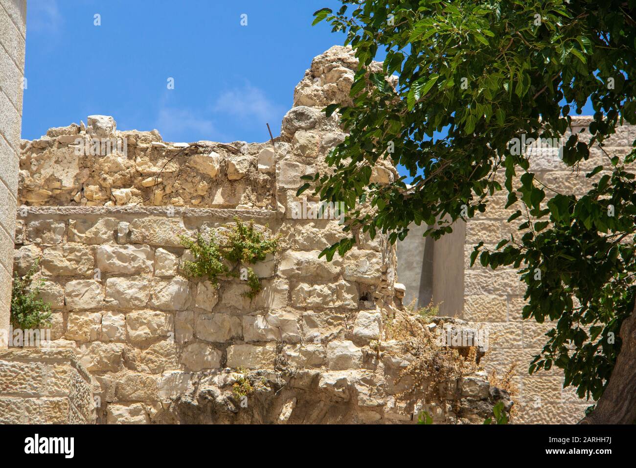 Jerusalem - alte Mauer Stockfoto