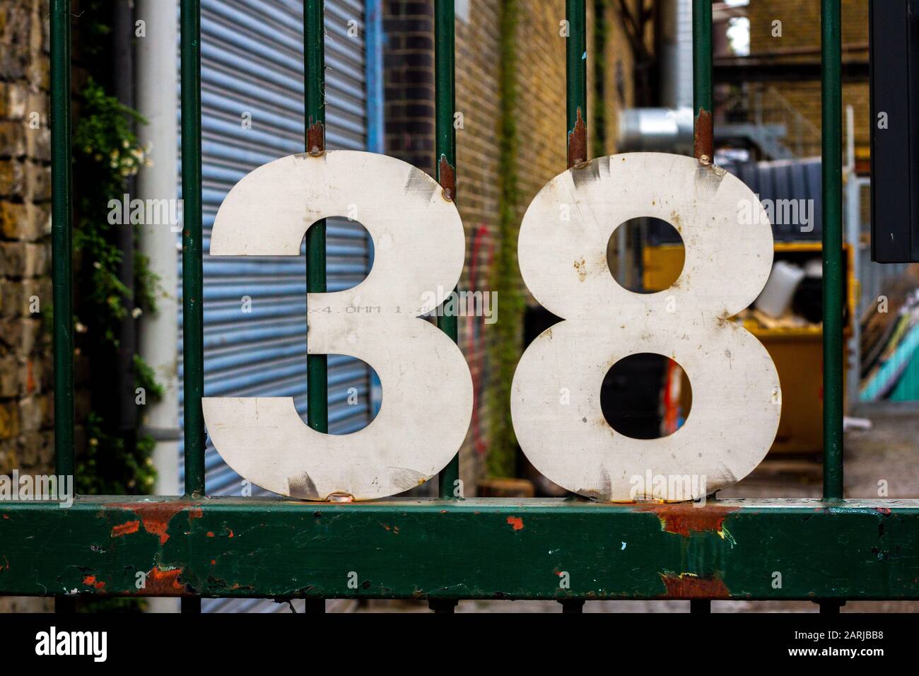 Number 38 -Fotos und -Bildmaterial in hoher Auflösung – Alamy