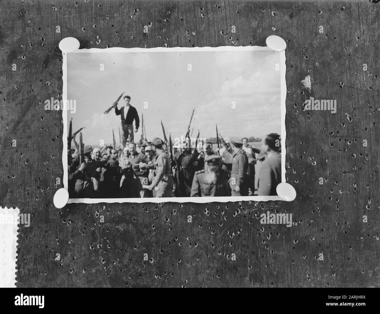 Ägyptische Soldaten in Syrien Datum: 7. November 1957 Ort: Syrien Schlagwörter: Soldaten Stockfoto