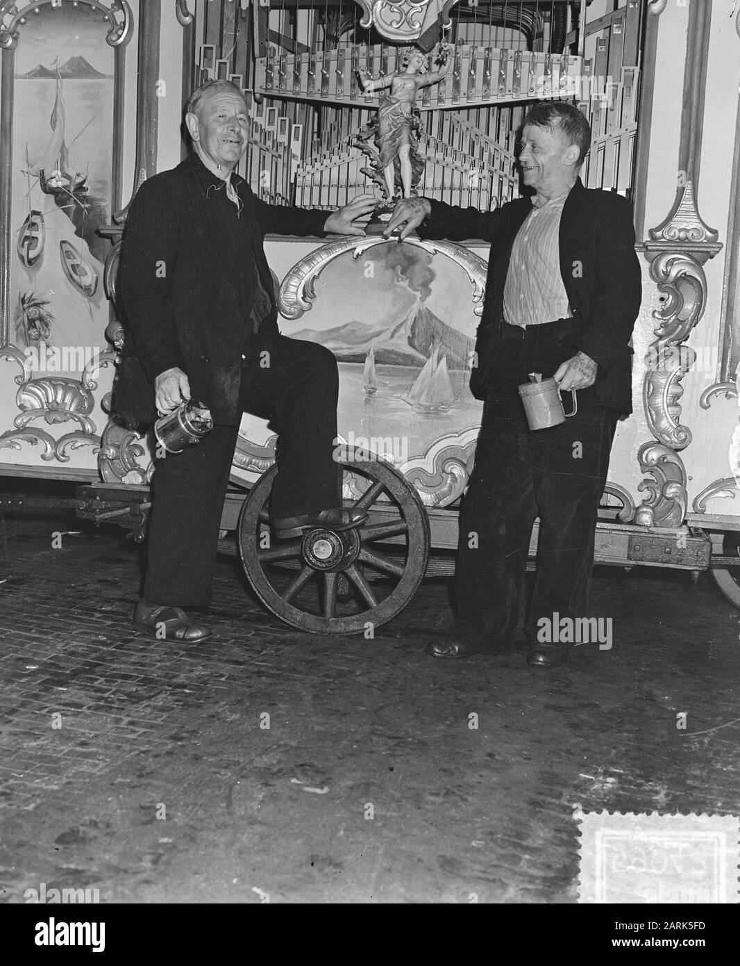 Jubileum Haagse Organdraaiers Datum: 24. August 1953 Stichwörter: Jahrestage, Orgeln Stockfoto