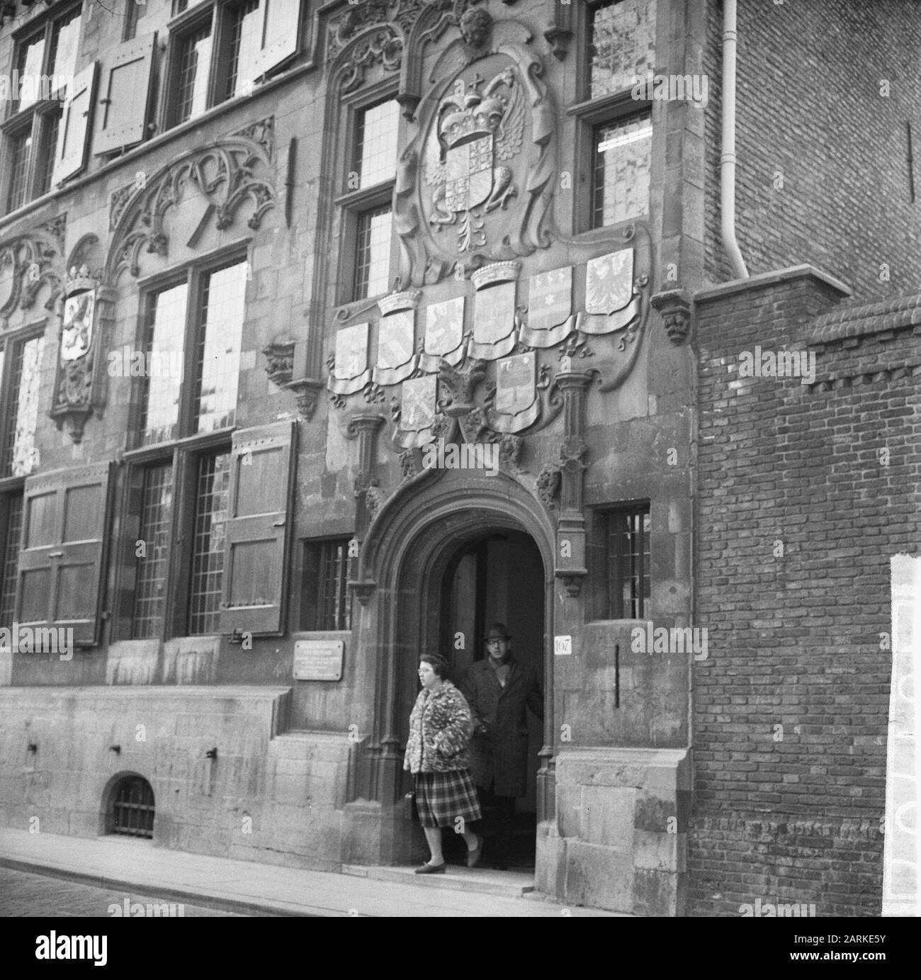Stadtbilder von Delft, Berichtsdatum: 12. März 1964 Ort: Delft, Zuid-Holland Schlüsselwörter: Stadtansichten Stockfoto