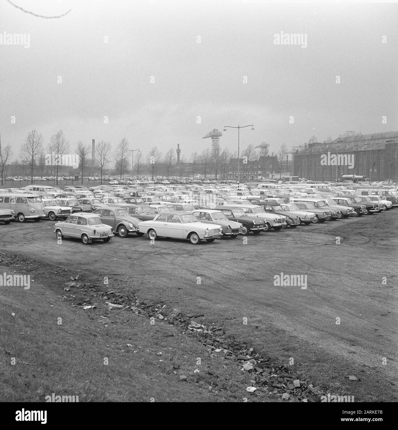 Feyenoord vs. MVV 9-1, Crowds Stadium Feyenoord Datum: 30. März 1964 Stichwörter: Stadionname: Feyenoord Stockfoto