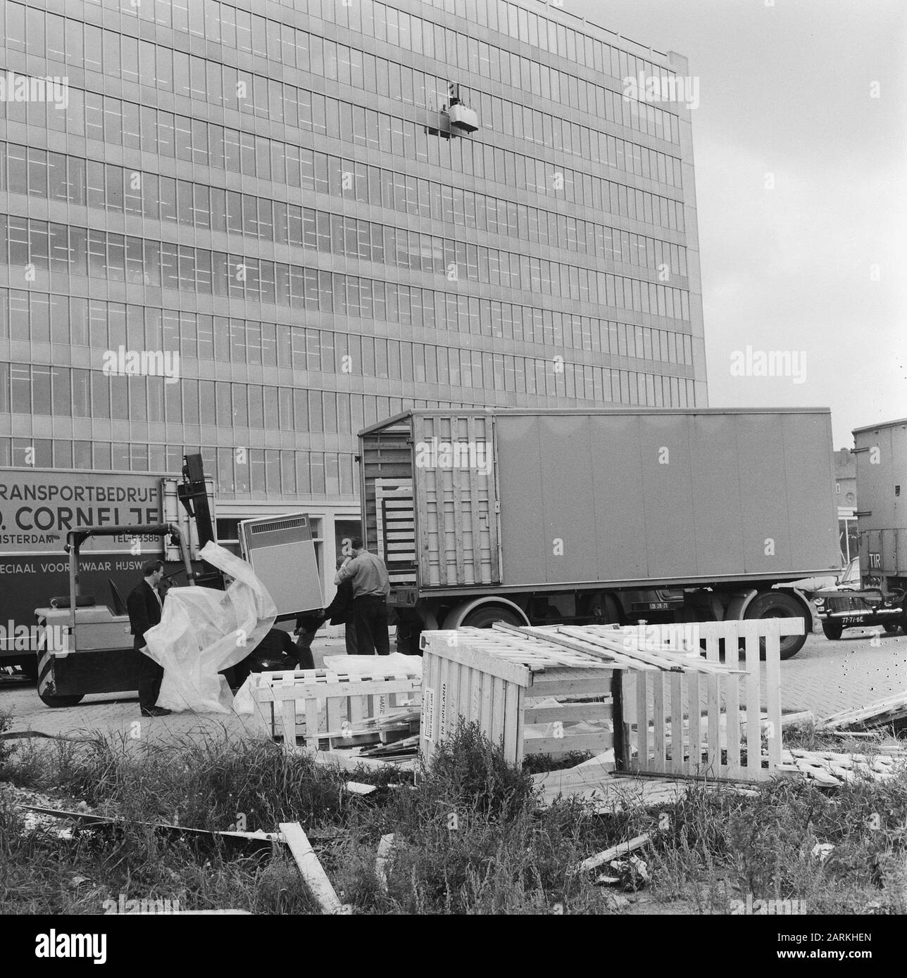 Transport und Transport von Waren Transport Datum: 29. August 1966 Stichworte: Güterverkehr Stockfoto