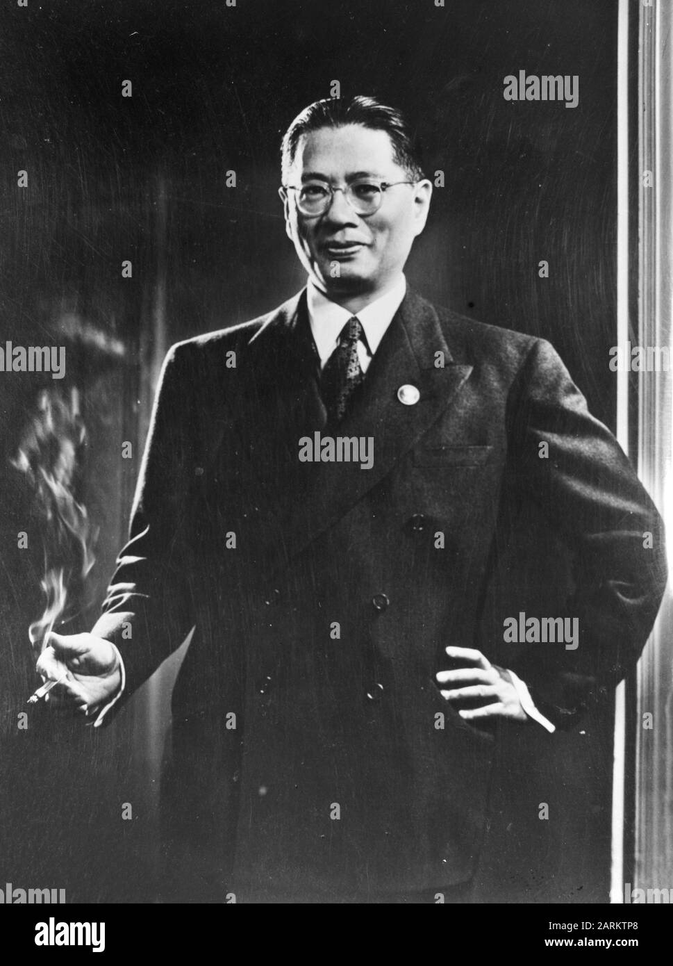 T.V. (Tse-Ven) Soong, ministerpräsident von China; Stockfoto