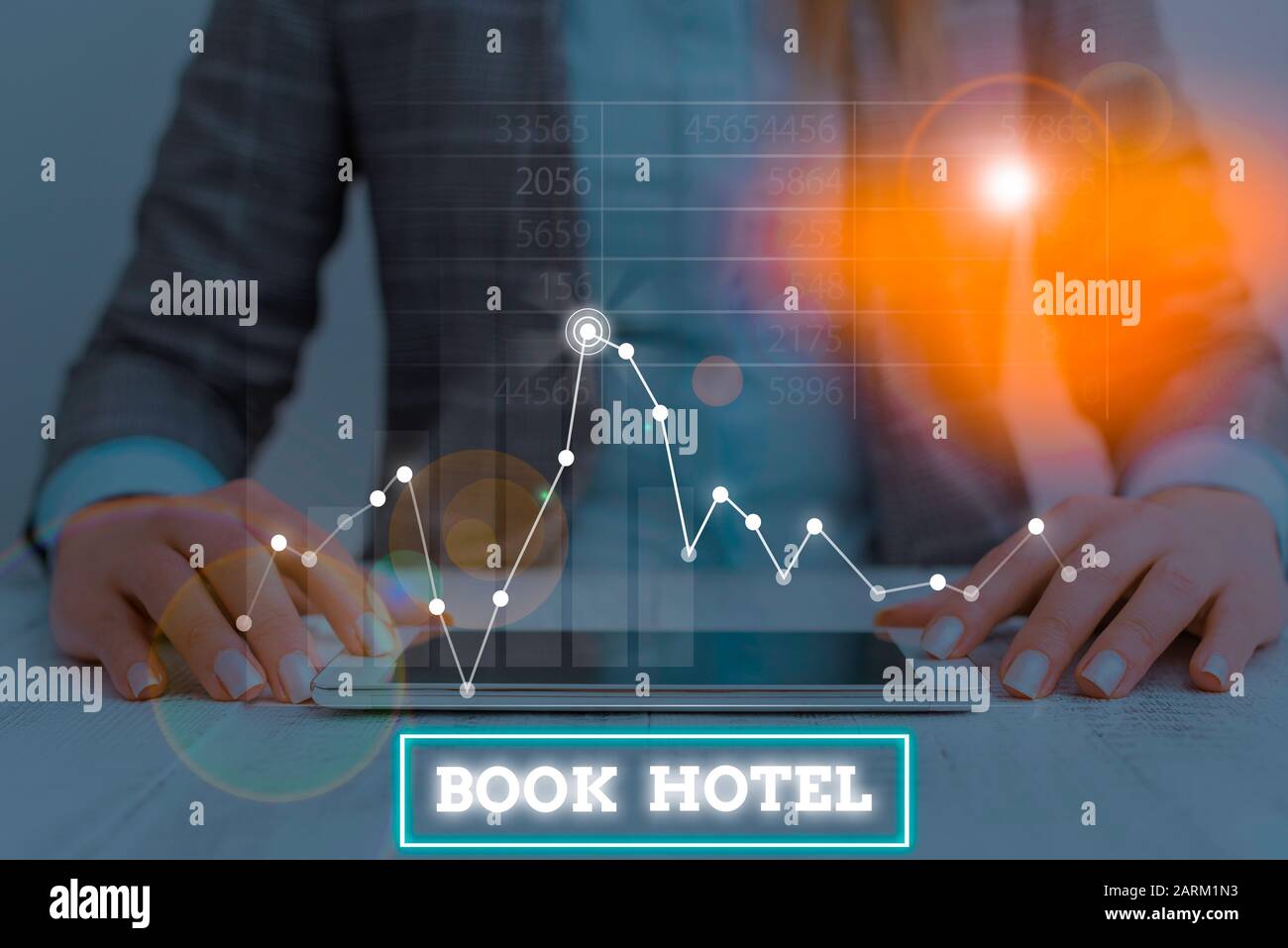 Text Zeichen angezeigt Buchen Hotel. Business Foto präsentiert eine Anordnung machen Sie ein Hotel Zimmer oder eine Unterkunft zu haben Stockfoto